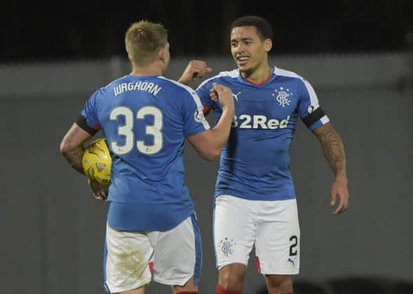 Waghorn and Tavernier played a big role in Rangers' Championship-winning campaign. Picture: SNS