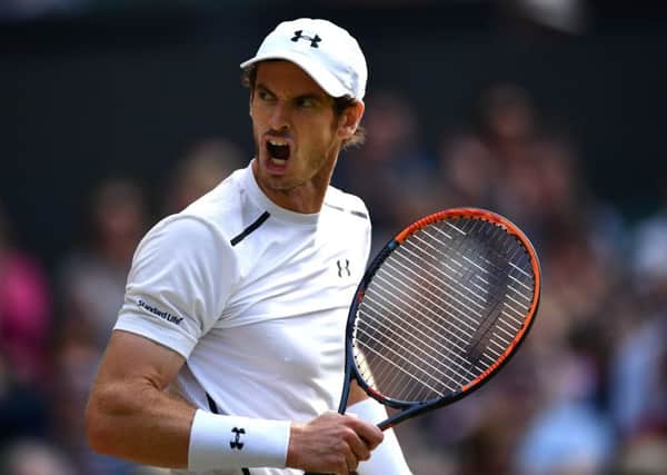 Andy Murray will face Milos Raonic in Sunday's final. Picture: AFP/Getty
