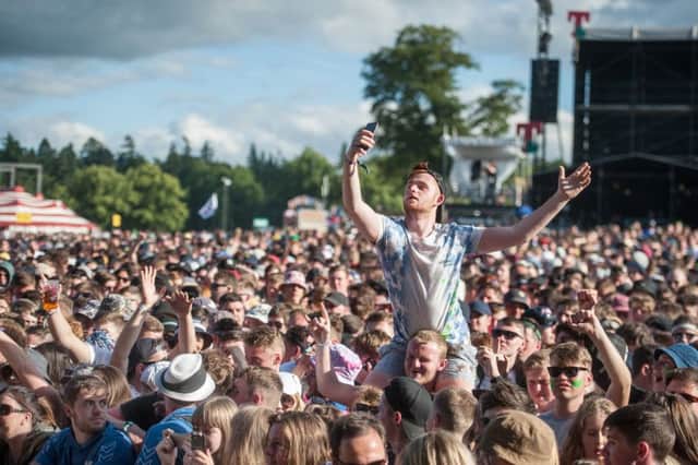 The T in the Park revellers were out in force again. Picture: John Devlin