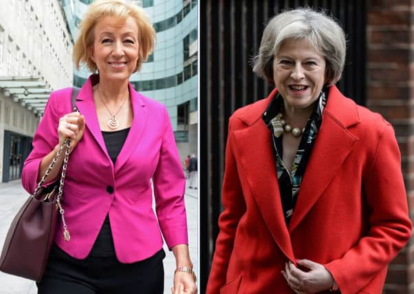 Andrea Leadsom, left, and Theresa May are battling it out to be leader of the Conservatives. Picture: AFP/Getty Images