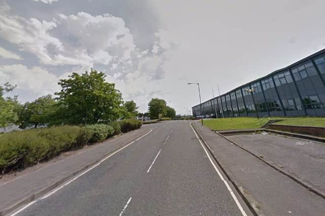 The incident happened on Glenburn Road, East Kilbride on Friday morning. Picture: Google