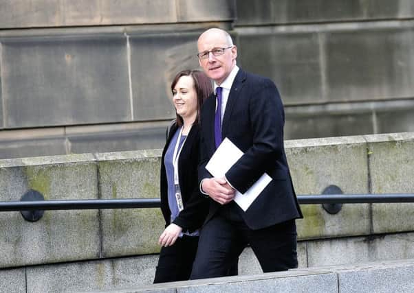 Deputy First Minister John Swinney has met with victims to assure them that the inquiry will go ahead. Picture: Greg Macvean