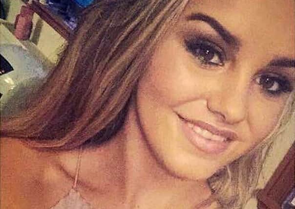 Courtney Cowan, 19, who along with 25-year-old Lee Pickthall, died in a collision in Dumfries and Galloway on Thursday. Picture: PA