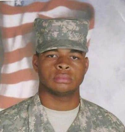 This undated handout photo shows Micah Xavier Johnson.
Police confirmed the gunman who killed five officers in an ambush in Dallas was a 25-year-old named Micah Johnson, an Army veteran and reported "loner" from Texas with no criminal history. Picture: AFP/Getty Images