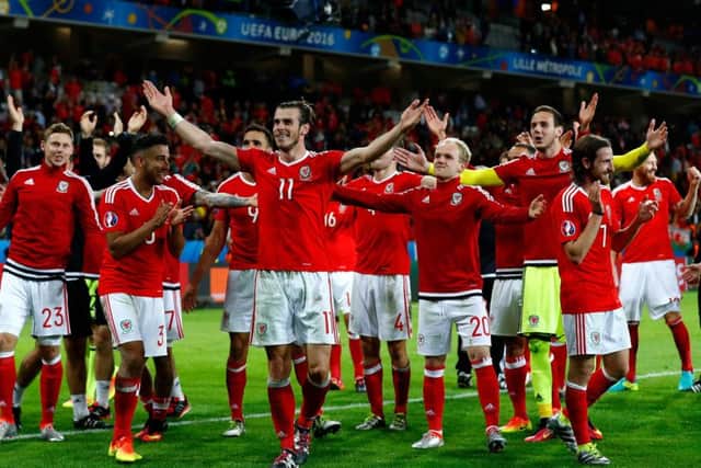 Wales, led by Gareth Bale, reached the semi finals before losing to Portugal. Picture: Getty.