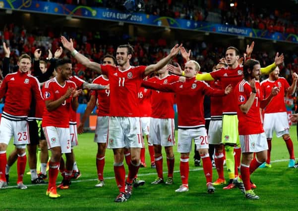 Wales, led by Gareth Bale, reached the semi finals before losing to Portugal. Picture: Getty.