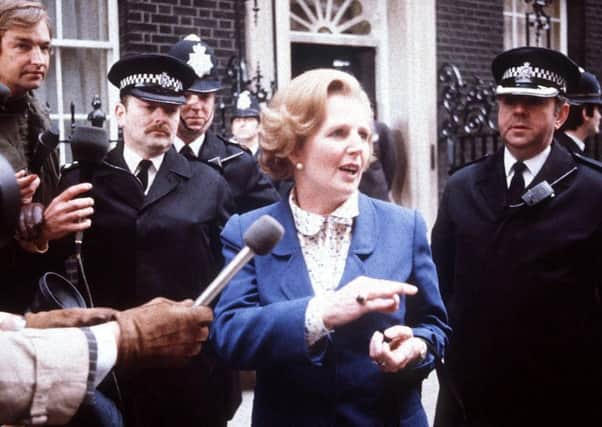 Britains first female prime minister, Margaret Thatcher, left the battle for equal pay and maternity rights to her successors in Labour. Photograph: PA