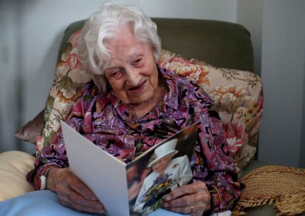 Gladys Hooper, Britain's oldest person, who has died at the age of 113. Picture: PA