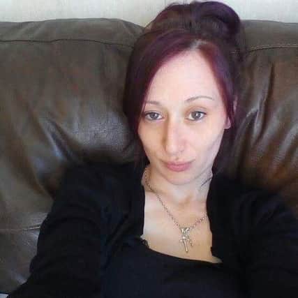 Lamara Bell who was in the car with John Yuill who died in a road accident near a junction with the M9 near Stirling. Handout.