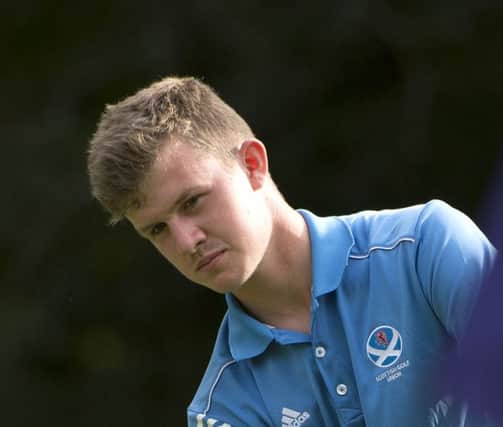 Drumoig's Connor Syme has been picked for the St Andrews Trophy in Kent. Picture: Kenny Smith