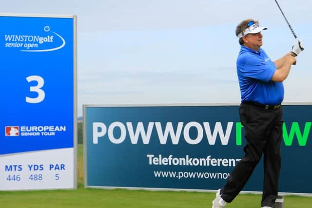 Andrew Oldcorn in action during the final round in Germany. Picture: Getty Images