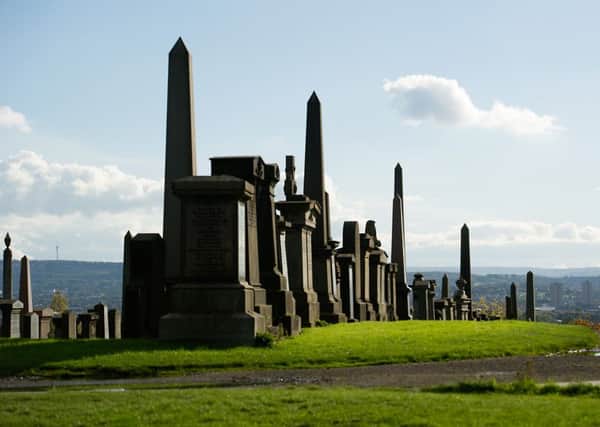 The new monument has been installed at Glasgow's Necropolis. Picture: John Devlin