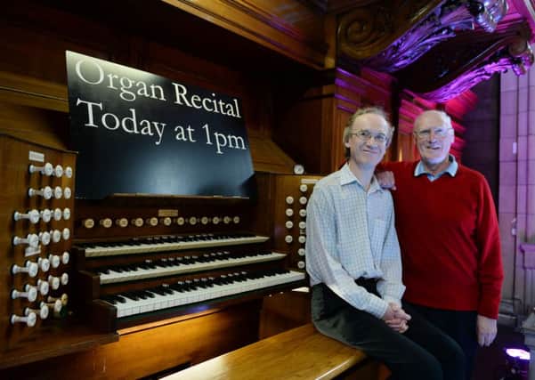 To mark the anniversary, honorary director of music Dr Jim Hunter and organist Chris Nickol staged a special recital, playing 10 pieces of music selected by the public. Picture: John Devlin