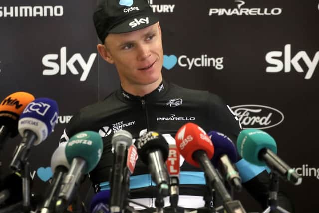 Chris Froome has so far held on to the yellow jersey. Picture: Getty.