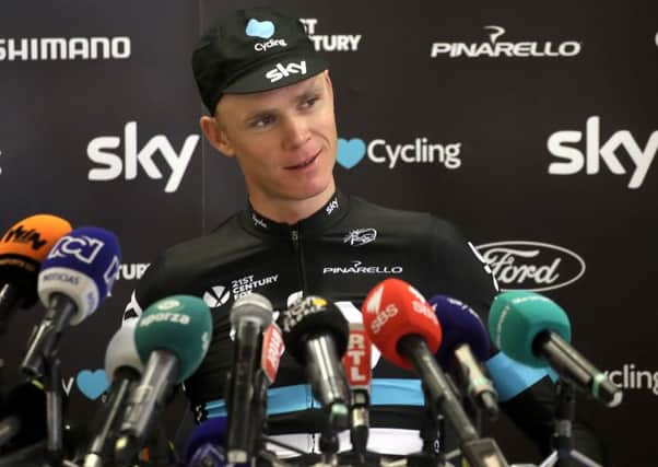 Chris Froome has so far held on to the yellow jersey. Picture: Getty.