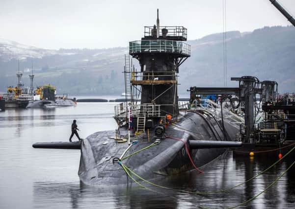 The union Unite reaffirms its support for workers involved in Trident programme. Picture Danny Lawson/PA Wire