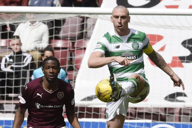 Celtic captain Scott Brown will be in action tonight in Gibraltar against Lincoln Red Imps.
Picture: Ian Rutherford