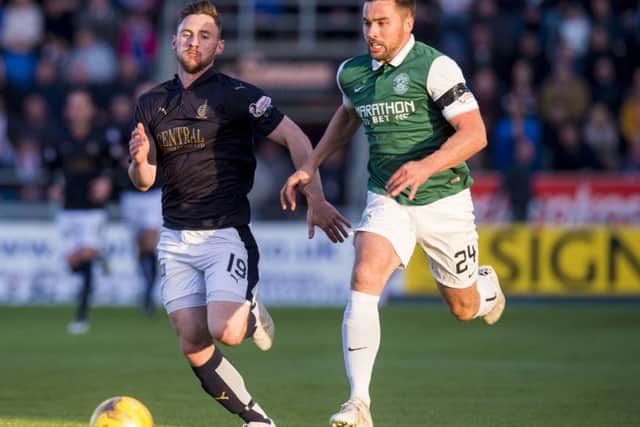 Darren McGregor is determined to make the most of Hibs' European 'bonus'. Picture: SNS.