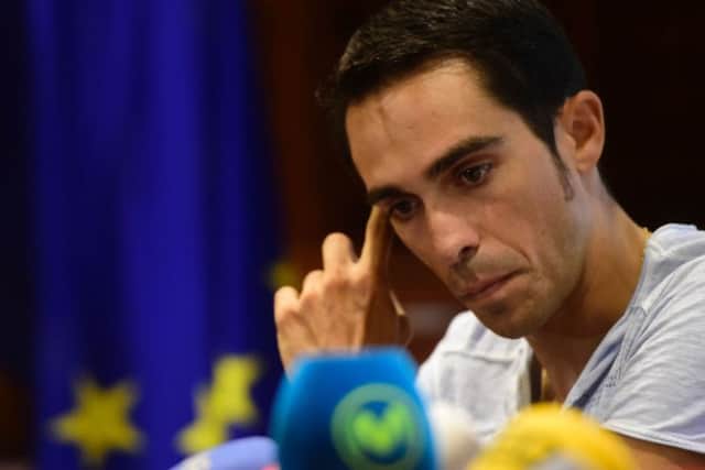 Spanish cyclist Alberto Contador is almost certain to miss the Rio Olympics following the injuries sustained at the Tour de France. Picture: AFP/Getty Images