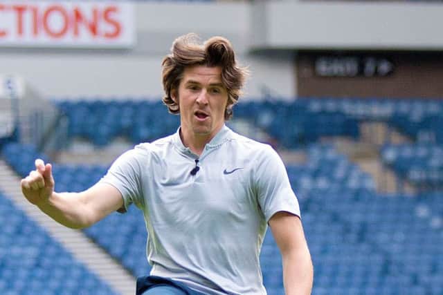 Joey Barton unlikely to be ready to play for Rangers on Saturday. Picture: Rangers FC/PA
