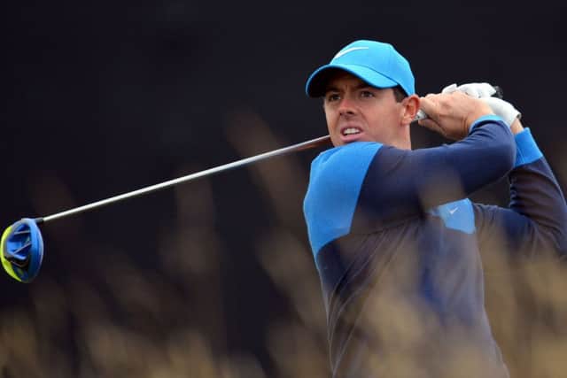 Rory McIlroy during practice at Royal Troon ahead of the Open. Picture: Glynn Kirk/SNS Group