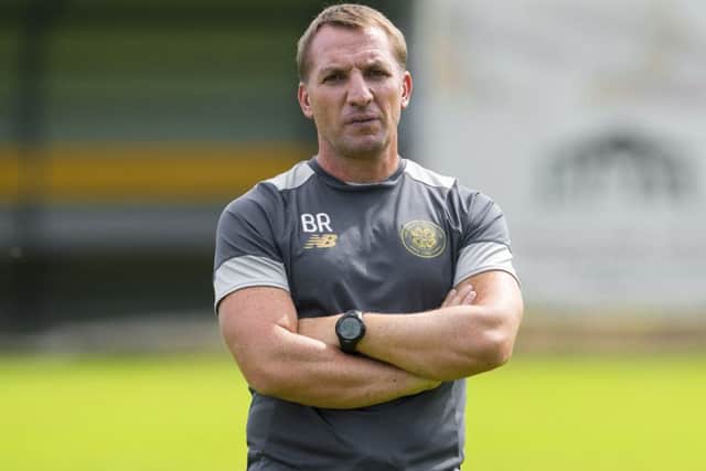 Brendan Rodgers: It was a  tough game in tough conditions. Picture: SNS.