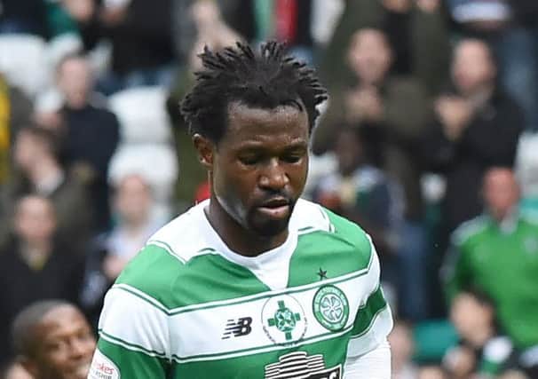 Efe Ambrose made another crucial error for Celtic. Picture: David Lamb