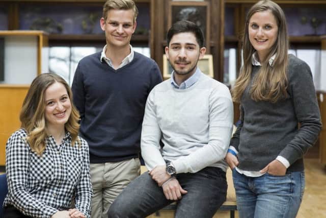 From left: MindMate chief marketing officer Gabriela Matic, chief financial officer Patrick Renner, chief technology officer Rogelio Arellano and chief executive Susanne Mitschke. Picture: Contributed