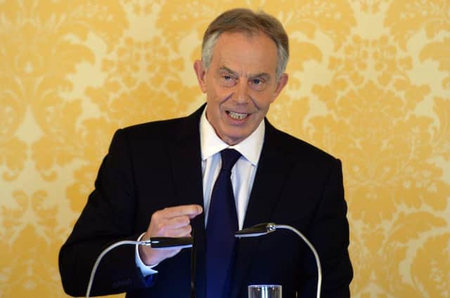 Tony Blair holds a press conference at Admiralty House, London as he responds to the Chilcot report  Picture: PA Wire