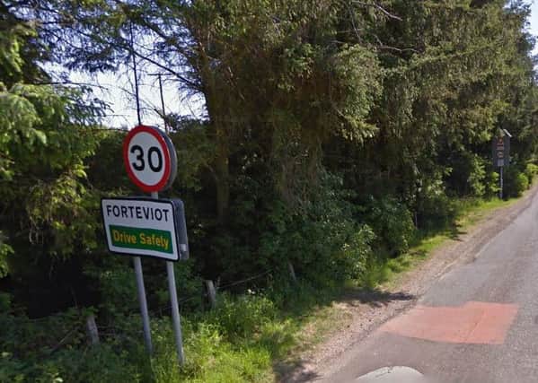 The body of James Richardson was found near the village of Forteviot. Picture: Google Maps.