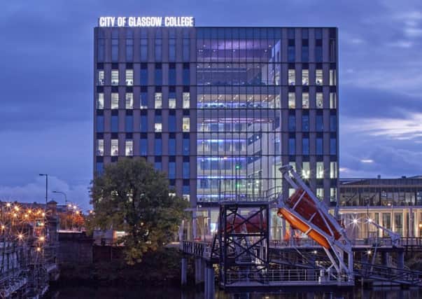City of Glasgow College. Picture: Edmund Sumner