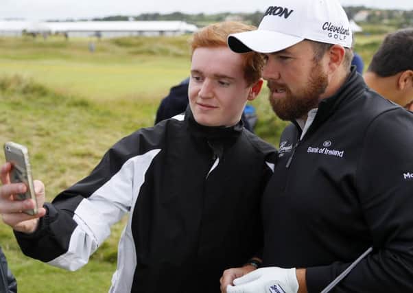 Smile please: Shane Lowry's profile has risen since he finished tied for second place at the US Open at Oakmont last month. Picture: Kevin C. Cox/Getty Images