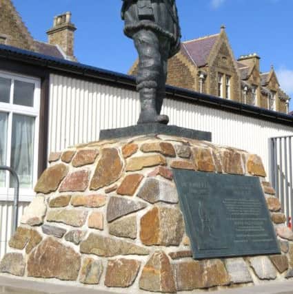 Statue to Dr John Rae in Stromness, Orkney