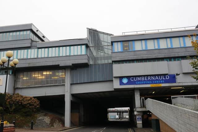 Cumbernauld town centre in October 2012. The North Lanarkshire town has twice won the Plook on the Plinth trophy, more than any other place in Scotland. Picture: Gary Hutchison