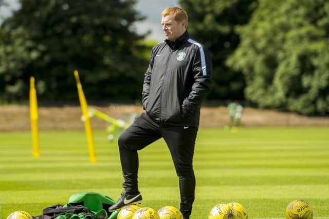 Hibernian manager Neil Lennon. Picture: SNS