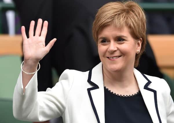 Scotland's First Minister Nicola Sturgeon also confirmed a second Scottish independence referendum is on the table. Picture: Getty