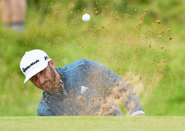 Dustin Johnson was the victims of a rules farce at the US Open.  Picture: Stuart Franklin/Getty Images
