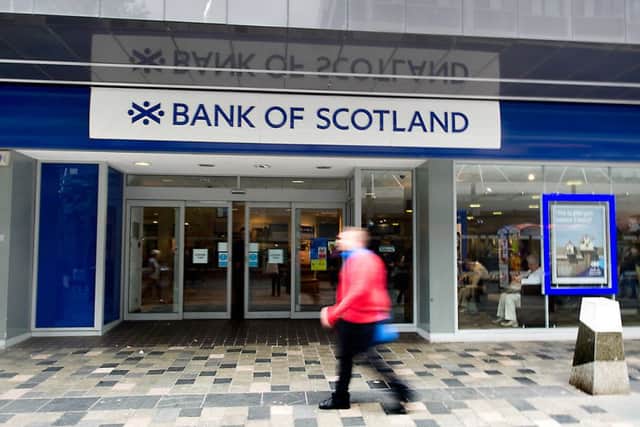 Bank of Scotland said it was working to resolve the online banking glitch. Picture: John Devlin