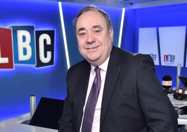 Alex Salmond has warned Theresa May not to mess with Scotland's people. Picture: LBC
