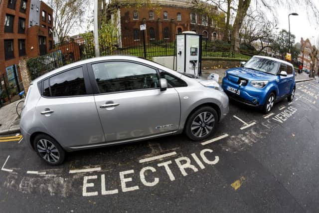 Todays electric cars come with a bevy of bells and whistles  literally, meaning you might not realise one is bearing down on you as you go to cross the road. Picture: Getty