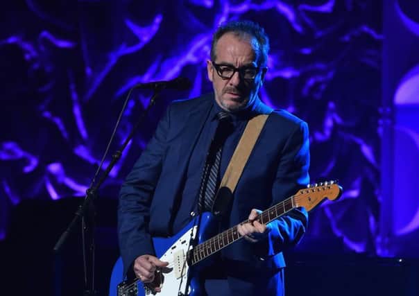 Elvis Costello showcased perfect political pop old and new with style and verve. Picture: Getty