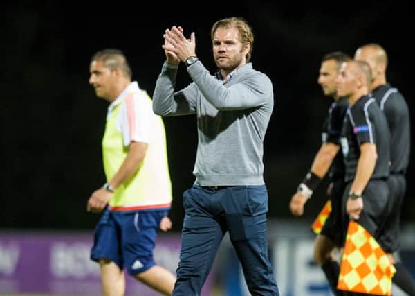 Hearts head coach Robbie Neilson praised his players for a mature performance in Malta. Picture: Paul Devlin/SNS