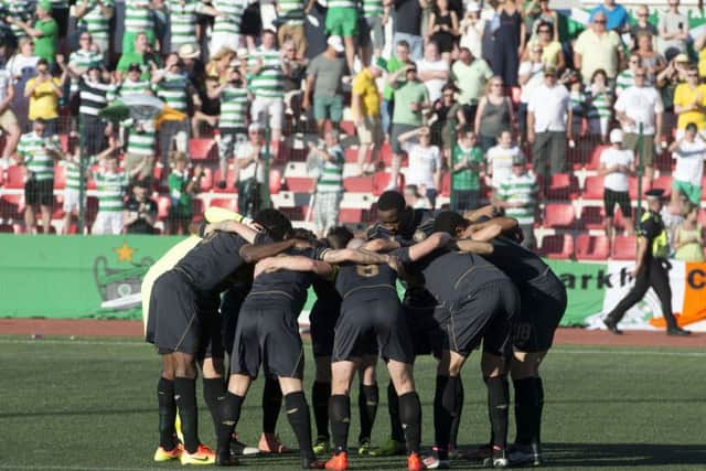 Celtic trail 1-0 to Lincoln Red Imps after a first leg defeat. Picture: SNS