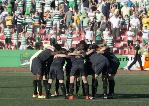 Celtic trail 1-0 to Lincoln Red Imps after a first leg defeat. Picture: SNS