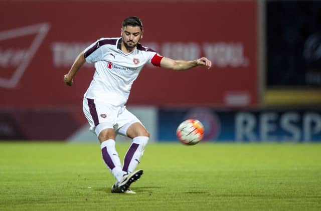 Hearts and Birkirkara played to a 0-0 draw in Malta last night. Picture: SNS