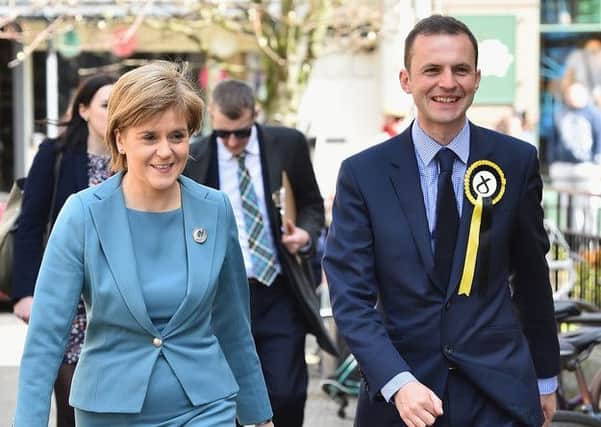Stephen Gethins with SNP leader and First Minister Nicola Sturgeon. Picture: Getty Images