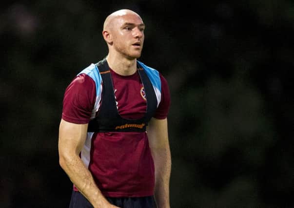 Conor Sammon has been impressed by the thoroughness of Hearts' preparation. Picture: SNS.