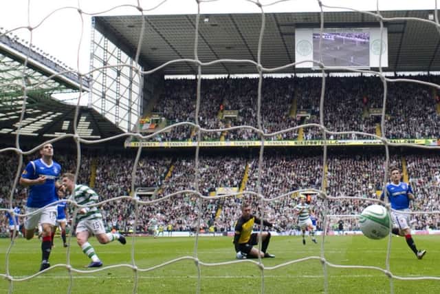Celtic won the last league game between the sides at Celtic Park. Picture: SNS