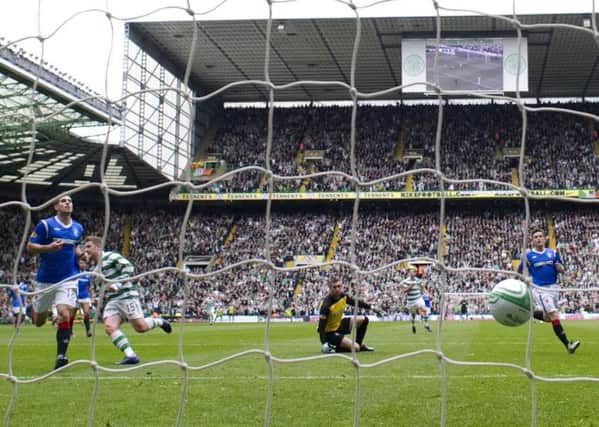 Celtic won the last league game between the sides at Celtic Park. Picture: SNS