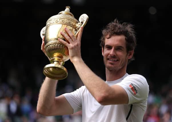 Wimbledon champion Andy Murray is now the best grass-court player in the world. Picture: Getty